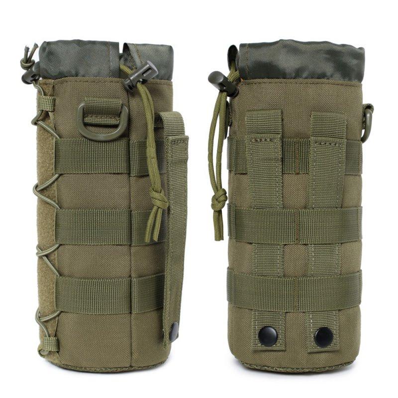 Mountaineering Water Bottle Bag Outdoor Tactical Water Cup Pouches With Adjustable Strap