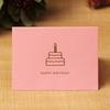 10pcs/pack of High-end Hot Stamping Holiday Greeting Cards with White Envelope, Thank You Card for Fresh Flower Shop