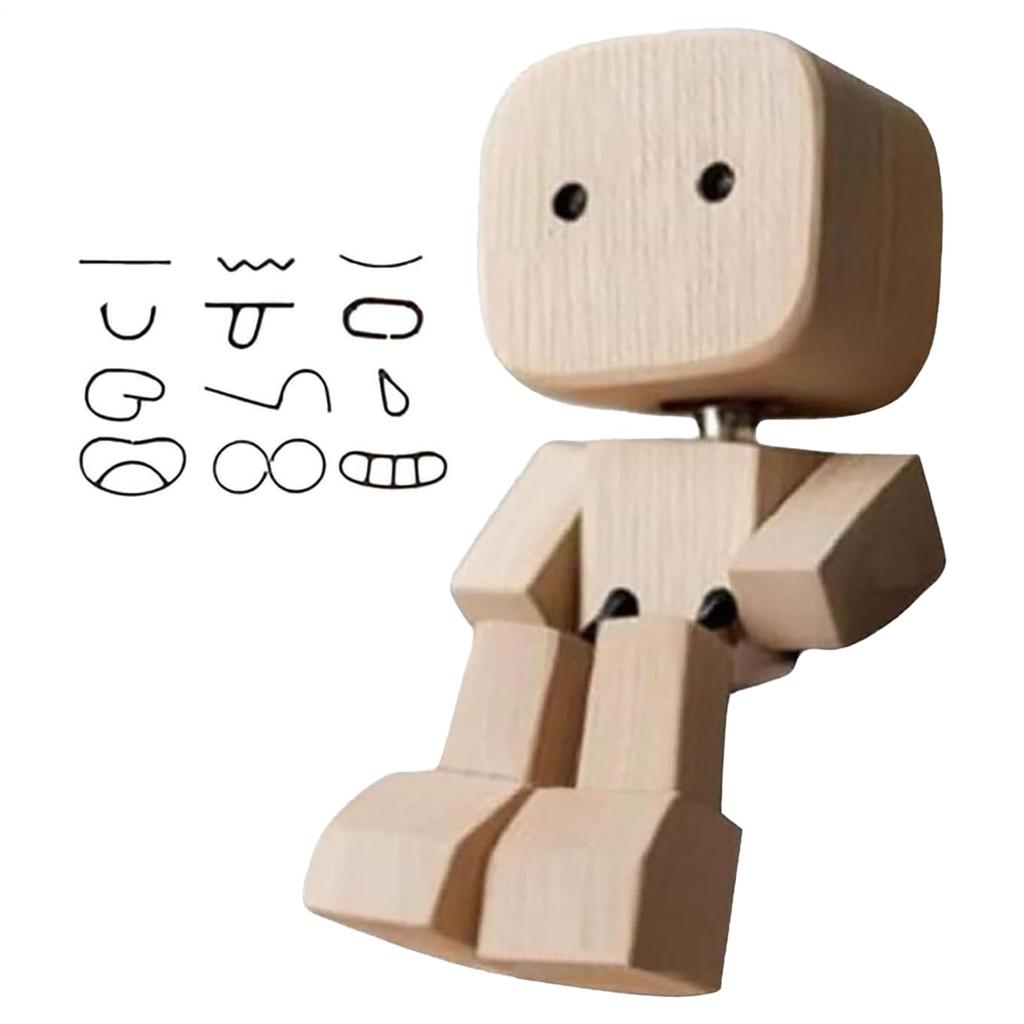 Parlayildiz Autoanhänger | Schwingende Holzpuppen-Dekoration - Bewegliche Gelenkige Holz-Autozubehör