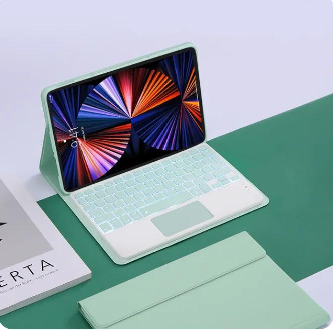 Backlit Bluetooth Tablets Keyboard Case For Pad 6 Pad 6 Pro 11 Inch Wireless Shell Spanish Keyboard Cover Magnetic Funda