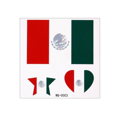 40 Sheets Country Flag Face Stickers Waterproof Flag Face Tattoo Fan Face Stickers Transfer Tattoos for Soccer Party Decorations