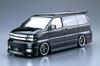 Aoshima Bunka Kyozai Maßstab The Tuned Car Serie 43 Nissan Fabless APE50 Elgrand 2000 Plastikmodell 1/24 Nr.