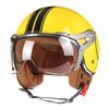 Retro Open Face 3/4 Motorcycle Motorbike Helmets Vintage Chopper Capacete De Moto Bike Cascos Scooter With For Men Women DOT