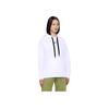 Under Armour Logo Print Hooded Pullover Long Sleeve Sweatshirt Women Sweatshirt White 1356317-100