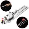 24V Mini Lathe Beads Machine Woodworking DIY Lathe Engraver Set 80W Grinder Polishing Cutting Drill Rotary +Power Supply