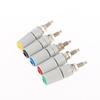 5Pcs High Current 5Mm Banana Jack Socket, 30A M5X48 Type 4Mm Amplifier Terminal Female Socket For Electronic Testing