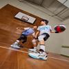 Li Ning Teen Shadow V1 Basketball Shoes Kids Sneakers White Black YKBT080-3