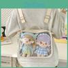 Japanese Ins Cute Doodle Backpack For Daily Use With Pvc Material And 20l Capacity
