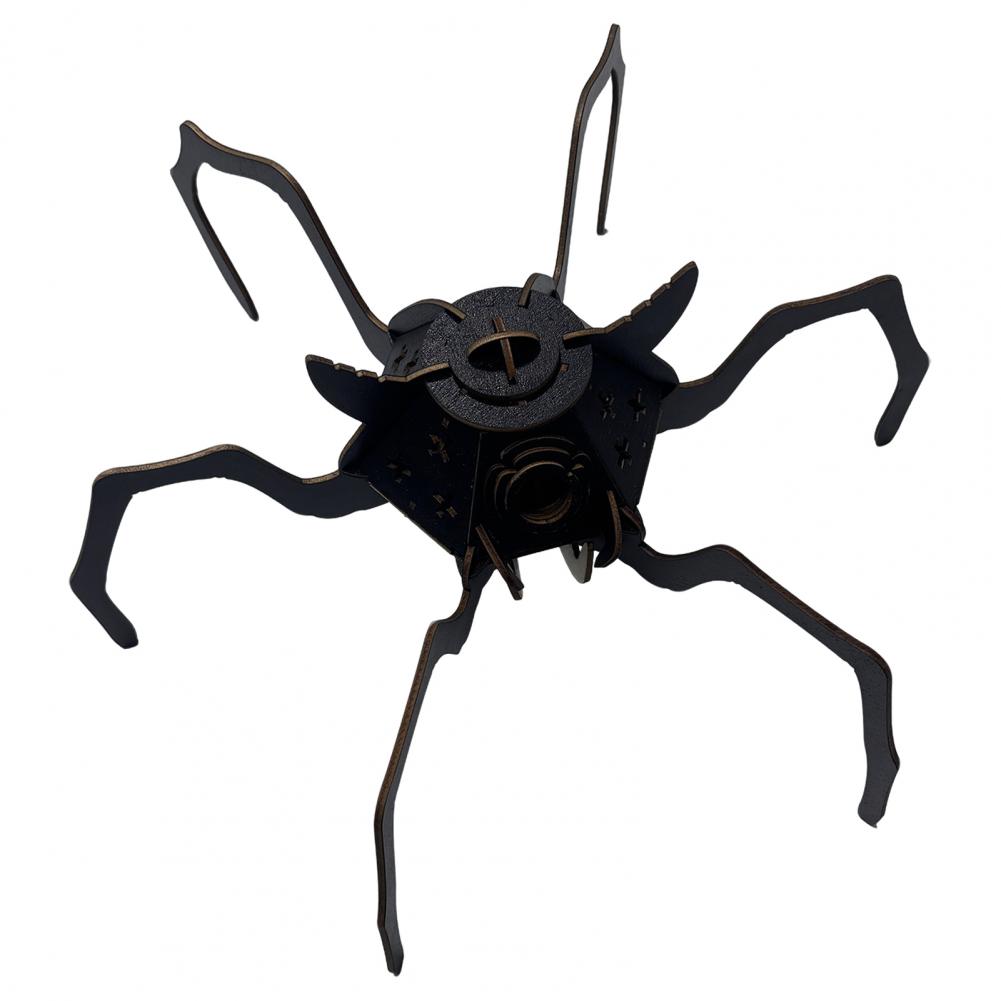 3d Wooden Spider Diy Kit Halloween Wooden Craft Project Steampunk Mechanical Spider 3d Wooden Puzzle for Halloween