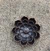 Lotus Alloy Multi-Hole Incense Holder and Burner for Aromatherapy