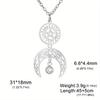 Vintage Pentagram Pendant Necklace, Featuring A March Goddess Design That Incorporates Celtic Knot and Witch Knot Elements