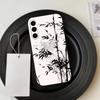 Chinese l-landscape  Phone Case Black Silicone Soft For Samsung Galaxy A73,A72,A71,A70,A53,A52,A51