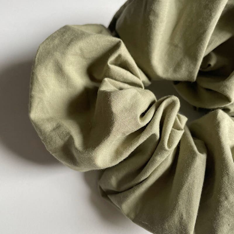 oar Vintage Shirt Scrunchie [Olive]