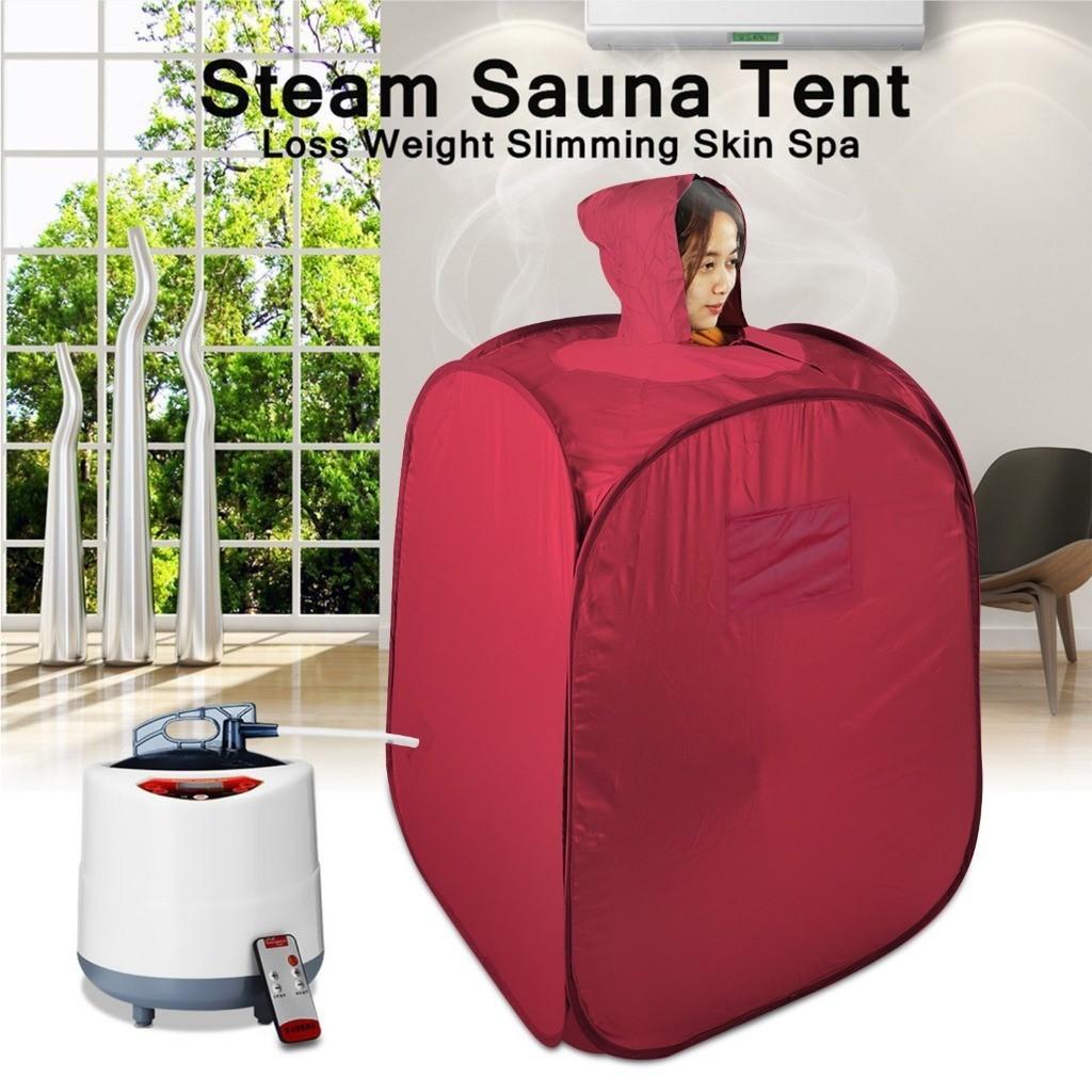 2L Przenośny Składany Namiot Parowy Sauna Osobisty Utrata Wagi Odchudzanie Spa Skóra Domowe Urządzenie Parowe do Sauny