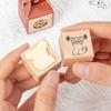 Wooden Rubber Stamps Animals Cat Patterns Stamps Set For DIY Craft Card Scrapbooking Supplies Photo Album Diary Decor