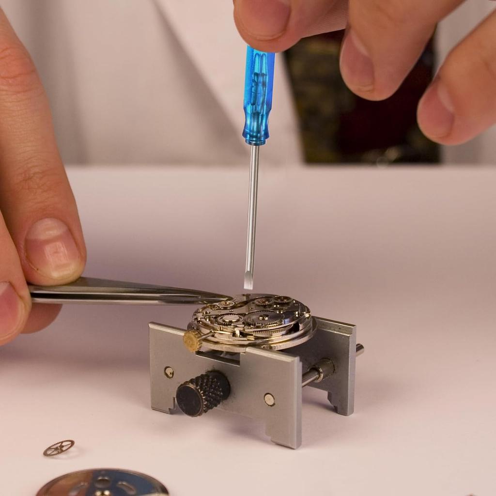 HARFINGTON 2Pcs Mini Torx Screwdriver T6 Magnetic Star Head 45mm Length for Watch Eyeglasses Electronics Repair, Blue