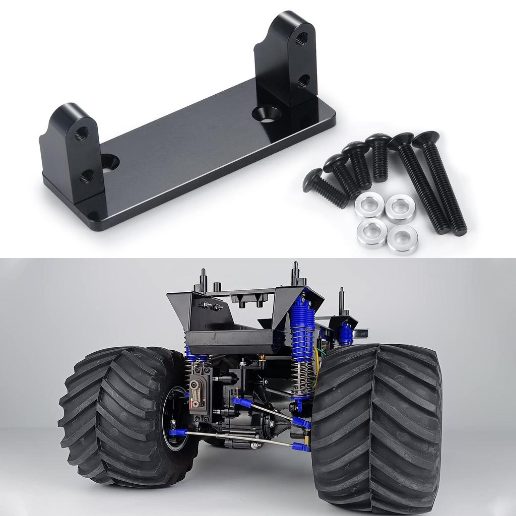 TRZX Aluminum Alloy Servo Mount Bracket for 1/10 Tamiya Croc Buster 4x4x4 RC Truck Car