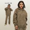 EastRogue New Loose-fitting 350g Fleece-lined Trendy Hoodie for Men, Oversized and Thickened with A Hood.
