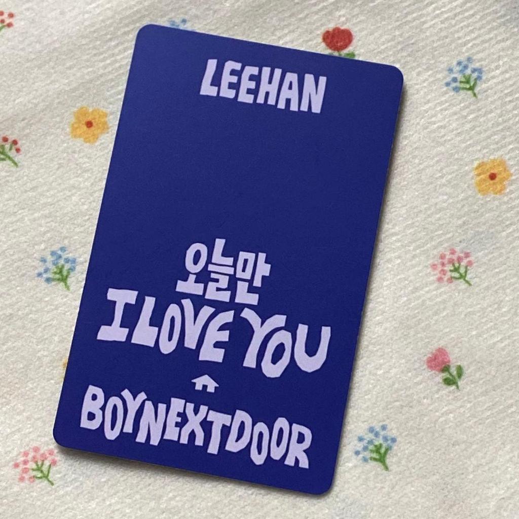 [USED] BOYNEXTDOOR Leehan LINE MUSIC Bonekdo Trading Card