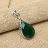 Green Onyx Gemstone  925 Sterling Silver Jewelry Handmade Pendant For Thanksgiving