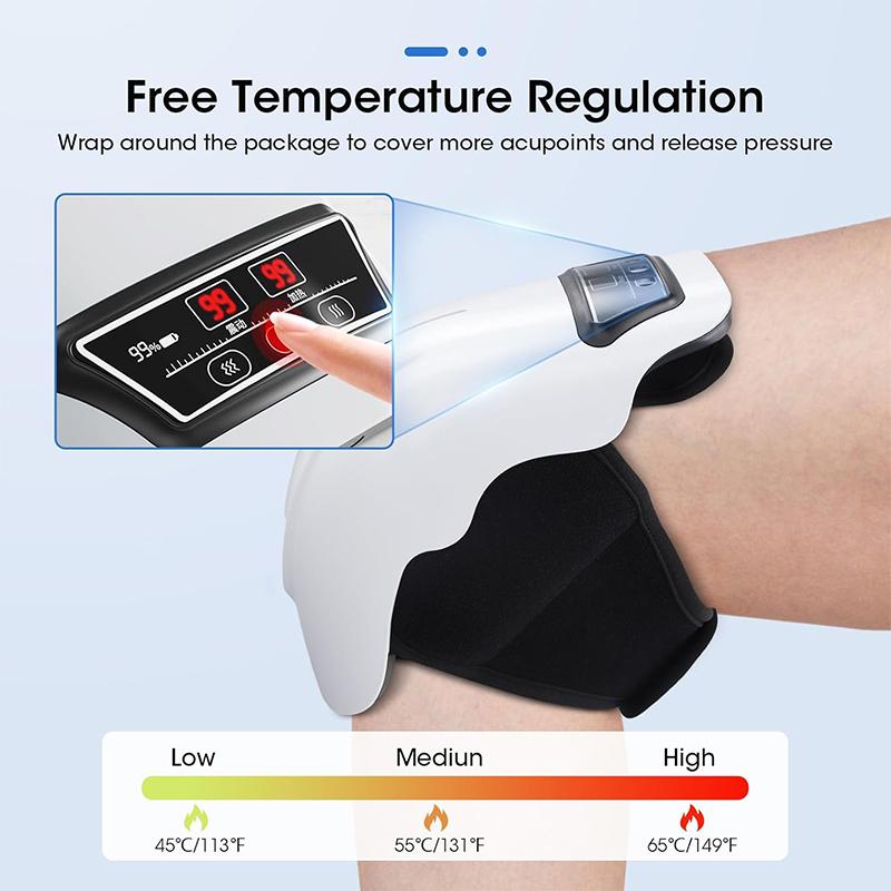 New Style Electric Knee Massager Physiotherapy Infrared Knee Pads for Relief Elbow Leg Rehabilitation Electric Knee Massage