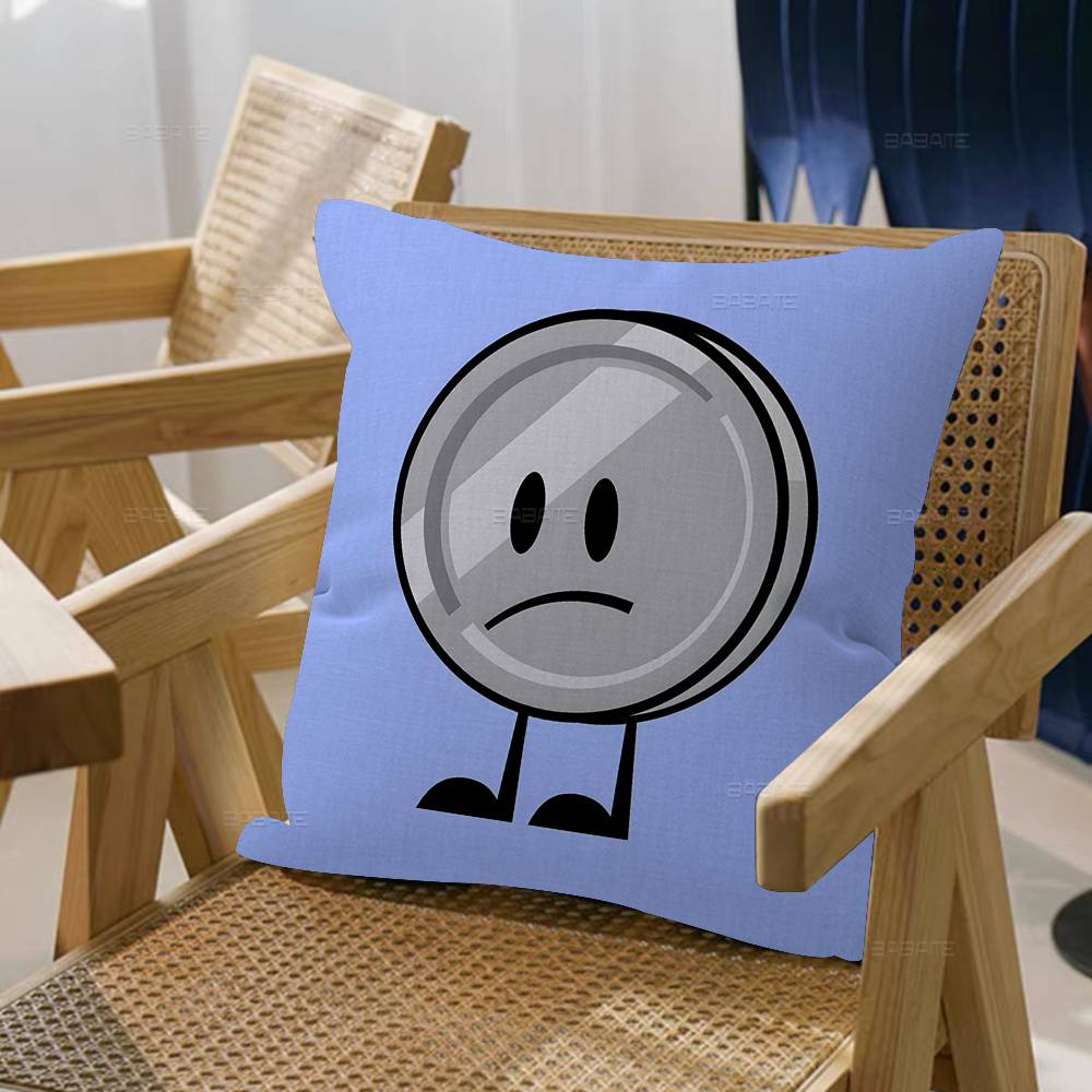Cartoon Funny Anime BFDI Icons pillow cover sofa cushion cover home room decoration children gift