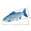 Acrylic Fish Hair Claw Clip Non Slip No Hair Damage Comfortable Grip Fits Thick Thin All Hair Types Women