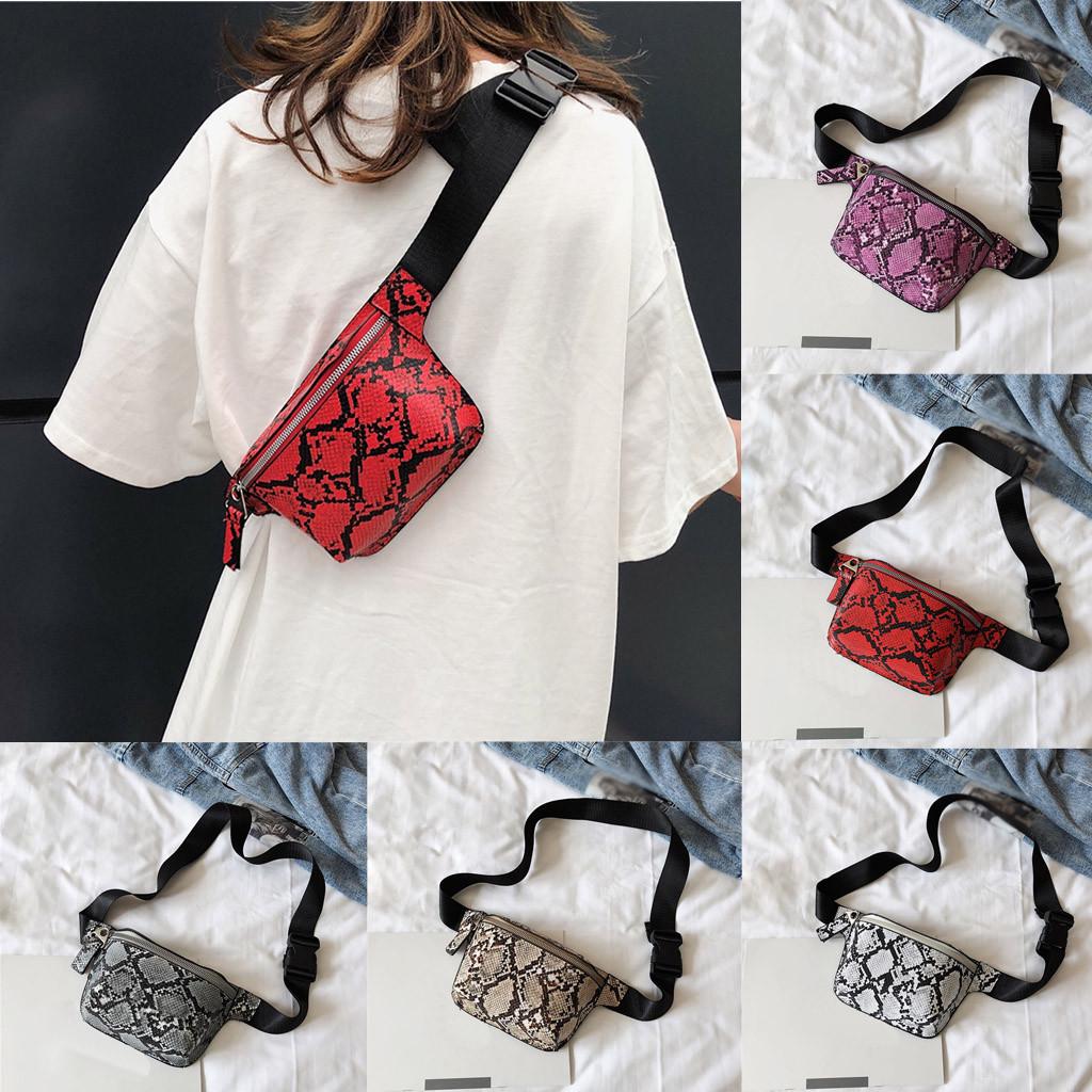 Women Outdoor Serpentine Zipper Messenger Bag Sports Chest Bag Waist Bag Women Outdoor Serpentine Zipper Messenger Bag Sports Chest Bag Waist Bag
