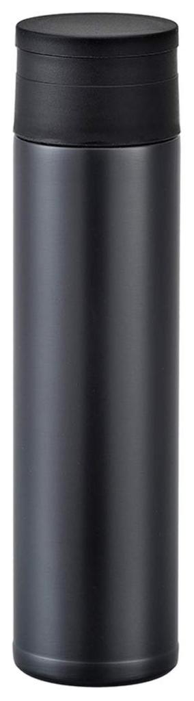 Boueki Mug Bottle, Black, 350ml, Vacuum Stainless Steel Bottle, 39575