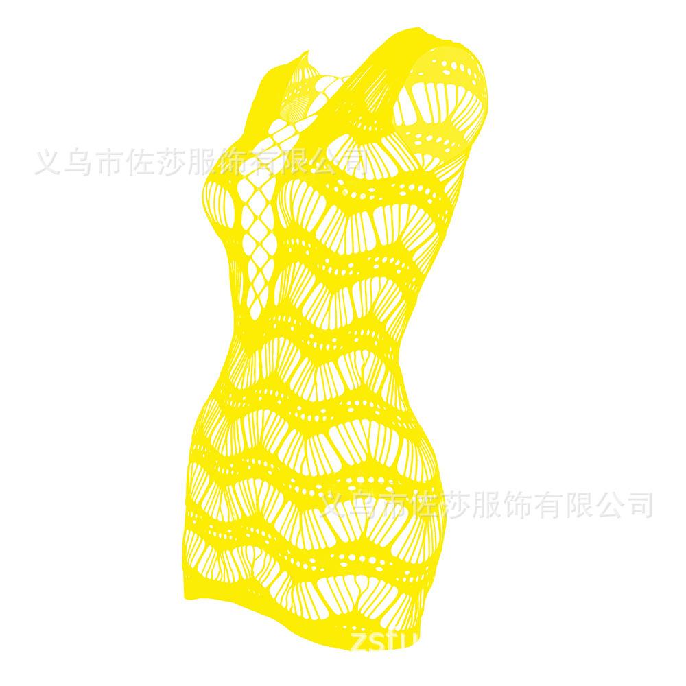 Sex Underwear Black Silk Suspenders Stockings Transparent Hollow Pajamas One-piece Socks Mesh Clothes Open Net Skirt