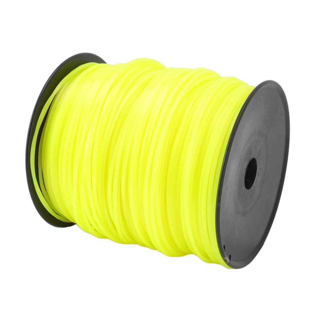 3mm String Trimmer Line Quadrate Trimmer Line Lawn Mower String Cord for Husqvarna Yellow