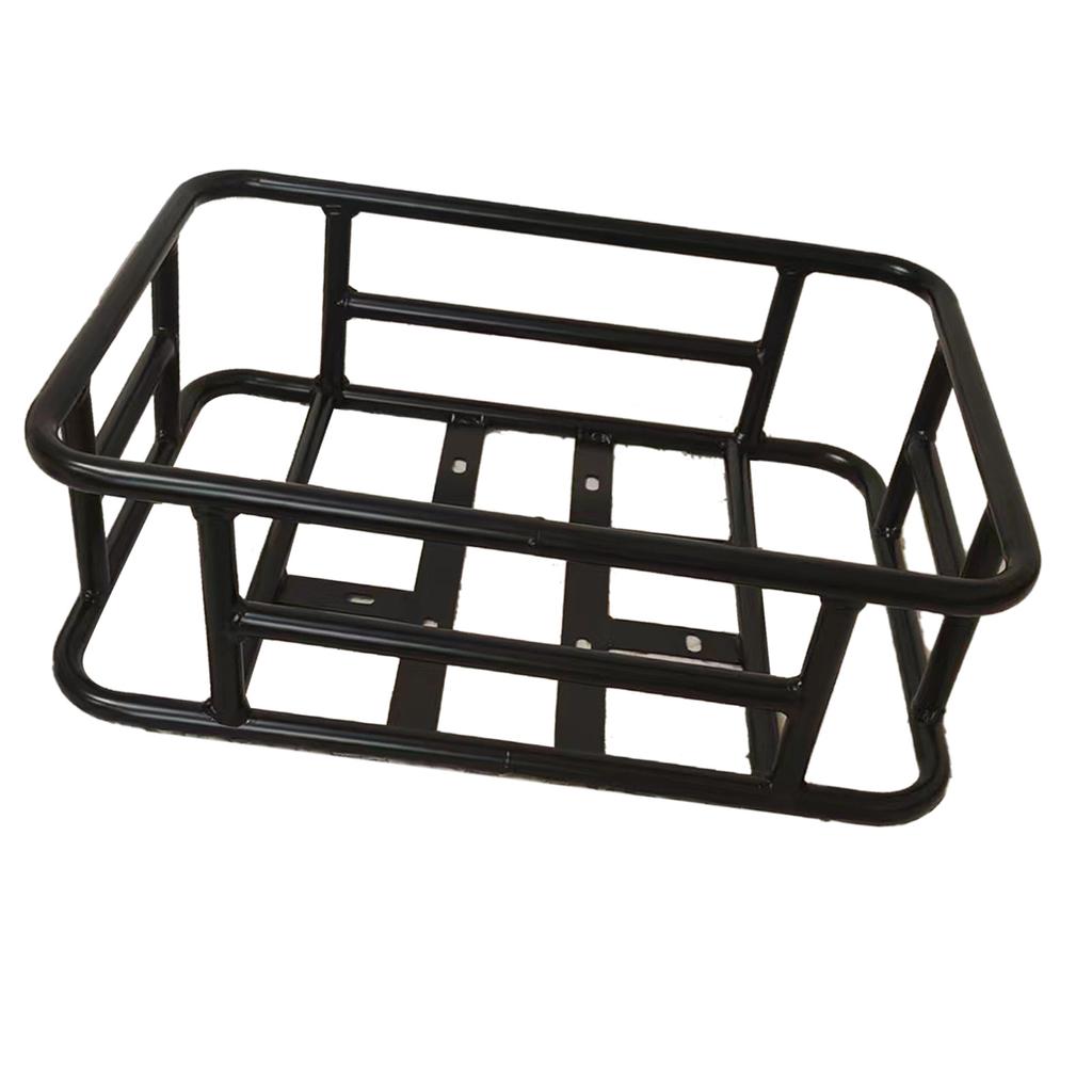 Sykkelkurv bak, strykejern med stor kapasitet, rustsikker, solid sykkelkorg for elsykkel.