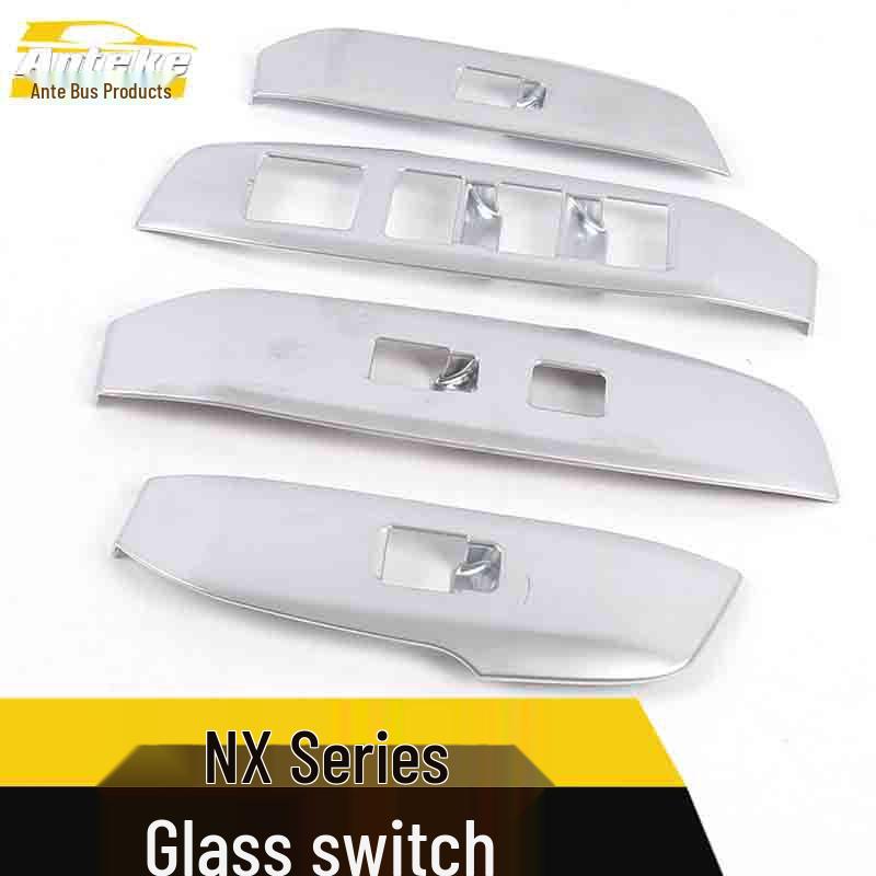 Lexus NX Series Glass Switch Decorative Frame and Window Armrest Sequin Sticker
