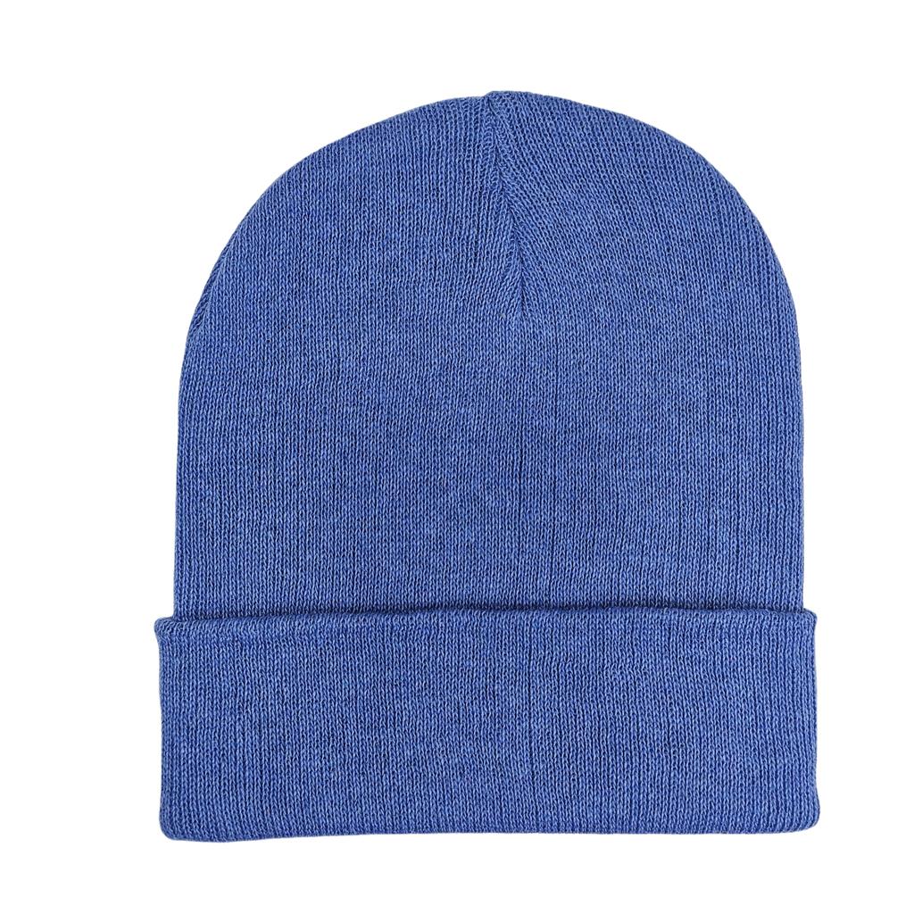Custom Plain Knit Beanie Soft Winter Hat with 58 Colors Ready Stock Embroidery Logo