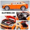 LYZRC Large 1:24 Porsche Cayenne SUV Miniature Collection Simulation Die-cast Alloy Car Sound and Light Vehicle Toy Car Children's Gift