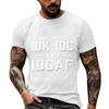 Unisex Funny Casual Neck Short Sleeve T-Shirt