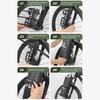 Road Bike Front Fork Bag with Front Bike Rack Waterproofs 5L Bike Panniers Bag for Bike Pack Cycling Tours Enduring