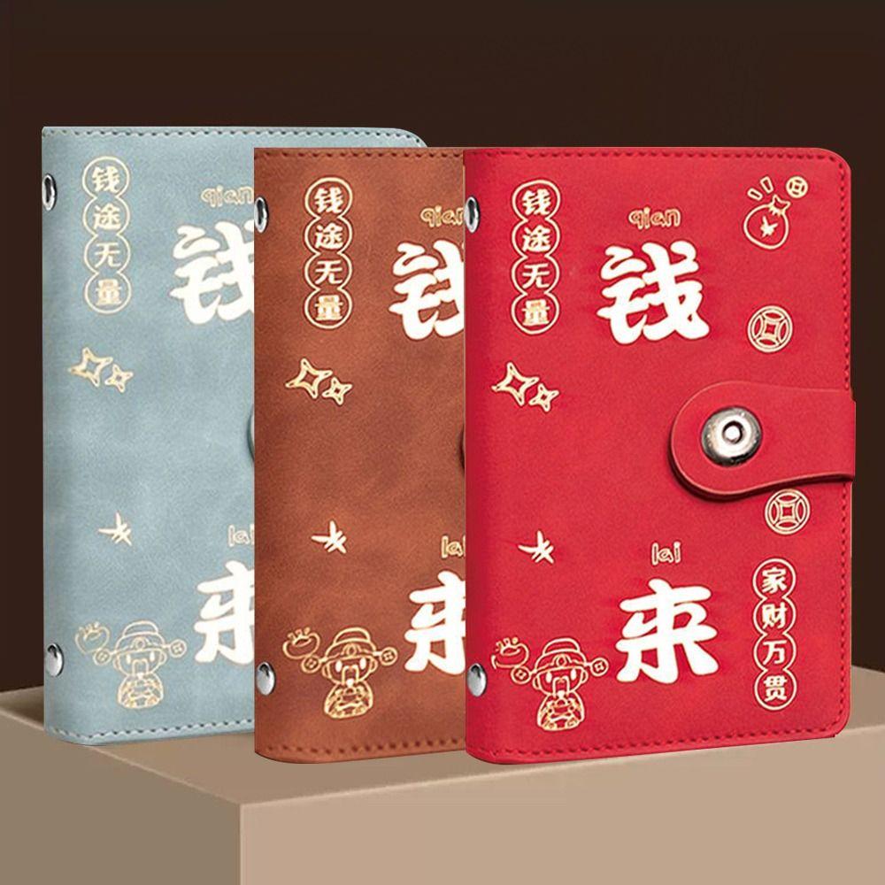 Waterproof 50 Envelopes Money Saving Challeng Large Capacity Cash Storage Book