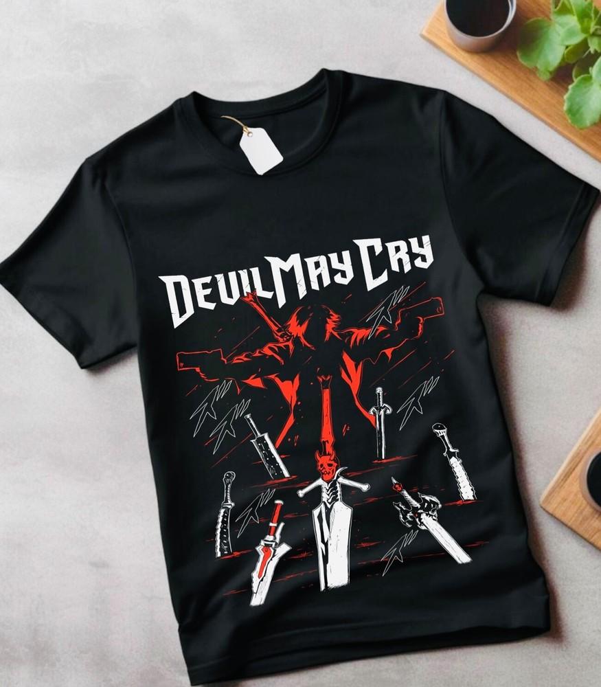 

Devil May Cry Dante T-Shirt Unisex Shirt All Size gift for kids,cartoon clothes 4XL