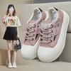 Nuove Scarpe Bianche Traspiranti Estive da Donna con Design Traforato Casual da Pattinaggio Suola Spessa Versatili Scarpe Sponge Cake