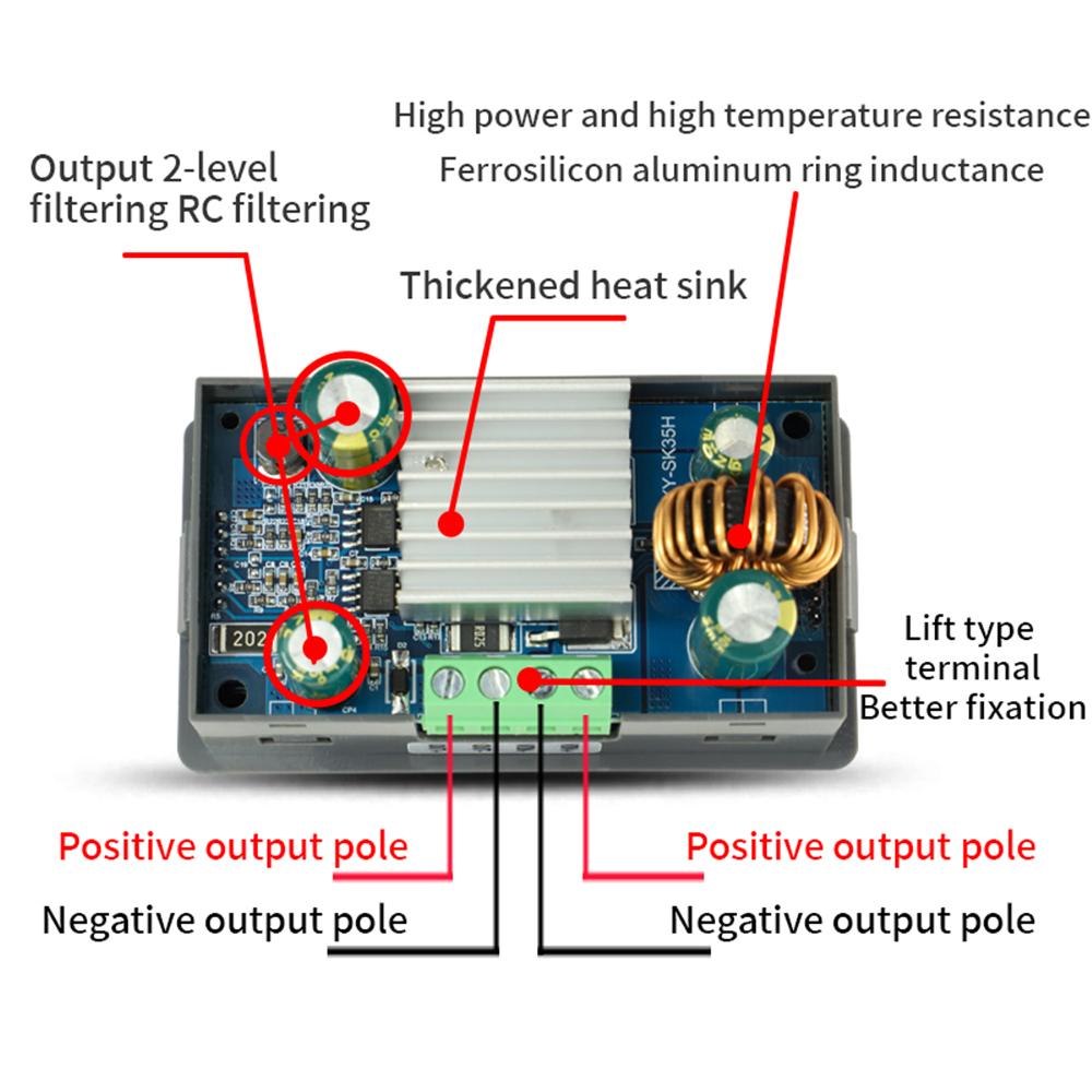 DC DC Buck Boost Converter 5.0~30V To 0.6~30V Adjustable Regulated Laboratory Power Supply CC CV 0~4.0A 6V 12V 24V Power Module