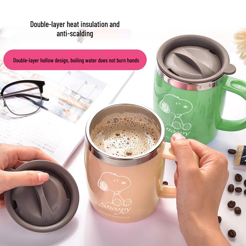 SNOOPY Insulated Stainless Steel Mug with Handle