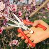 1Pc Double-Edged Fruit Flower Thinning Scissors Carbon Steel Garden Orchard Plant Kiwi Pear Apple Trees Multi-use Pruning Tools