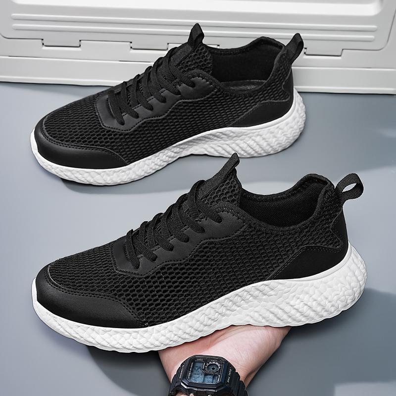 Men's Sneakers 2024 New Men's Running Shoes Outdoor Anti-skid Sports Running Shoes Fashion Men's Sports Shoes Mesh Shoes