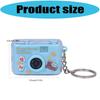 Plastic UV Camera Keychain With Double Sound Light Functions Camera Key Holder For Backpack Charm Gift Occasions