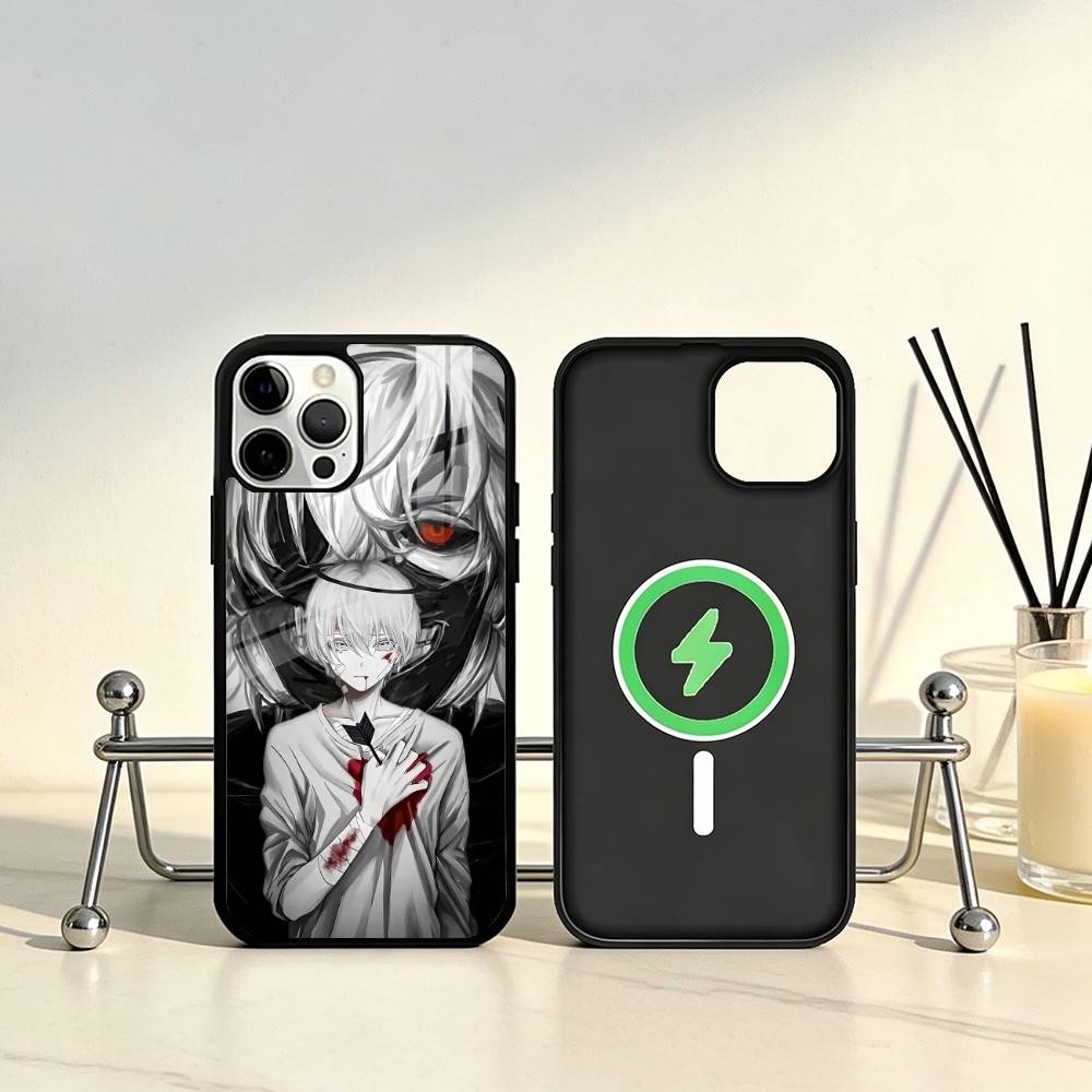 Tokyo Ghoul Phone Case For iPhone17,16,15,14,13,12,11 Plus,Pro Max Magnetic For Magsafe Wireless Charging