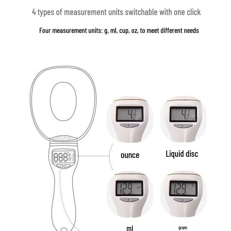 Digital Kitchen Measuring Spoon Scale