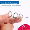 Six-Hole Metal Binder Rings - Multi-Hole Loose Leaf Binding Clip