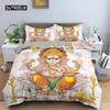 Ganesha Duvet Cover Set Bohemian Elephant Bedding Set Microfiber Bedclothes Double Queen King Size Quilt Cover For Teens Adults
