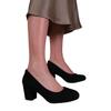 Where's That From Womens/Ladies Melrose Suede Wide Medium Block Heel Court Shoes